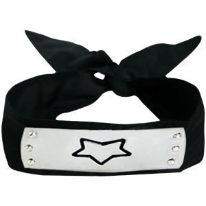 Naruto Ninja Star Village HeadBand Black