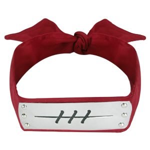 Naruto Ninja Hidden San Village HeadBand Red