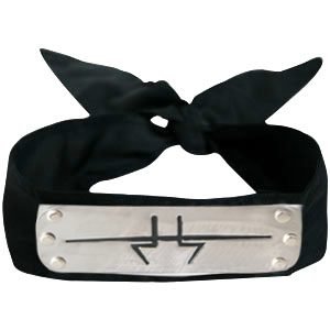 Naruto Ninja Hidden Waterfall Village HeadBand Black