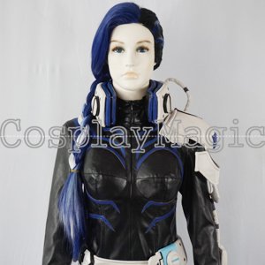 Overwatch Sombra Cyberspace Skin Cosplay Wig - Image 7