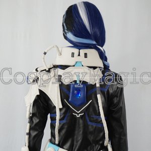 Overwatch Sombra Cyberspace Skin Cosplay Wig - Image 4