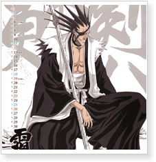 Bleach 11th Division Captain Zaraki Kenpachi Cosplay Wig
