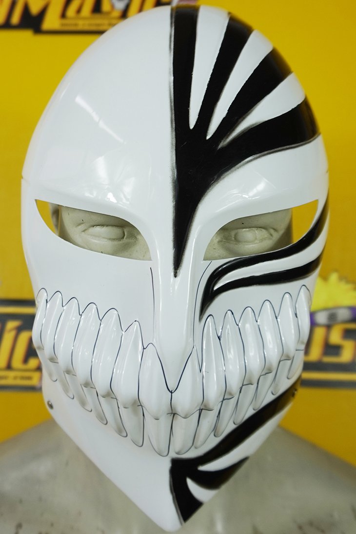 Bleach Ichigo Mask Black and White - Image 2