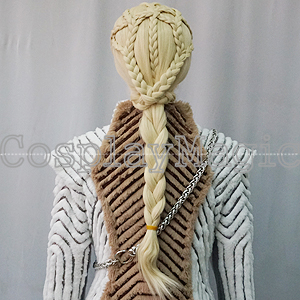 Game of Thrones Daenerys Khaleesi Braided Cosplay Wig