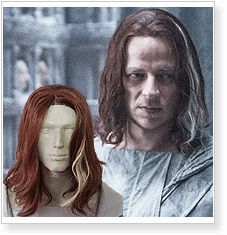 Game of Thrones Jaqen (faceless man) Cosplay Wig