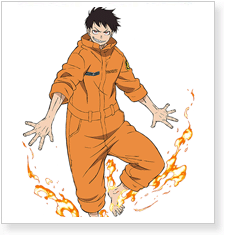 Enen no Shouboutai (Fire Force) Kusakabe Shinra Cosplay wig