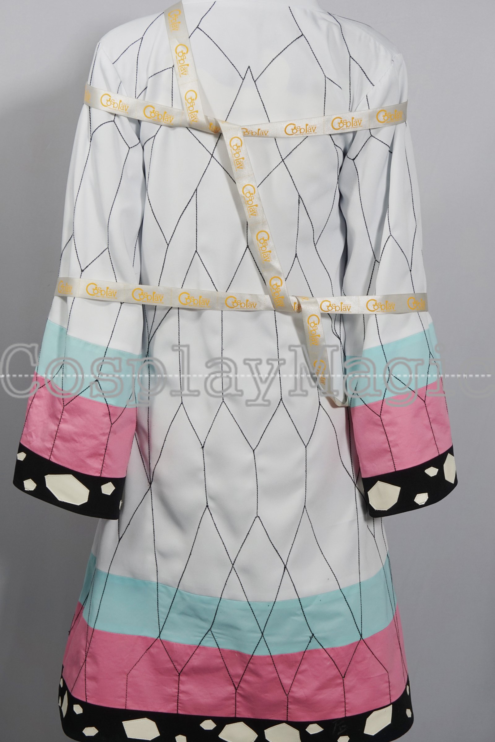 Demon Slayer: Kimetsu no Yaiba Shinobu Kocho Cosplay Costume - Image 9