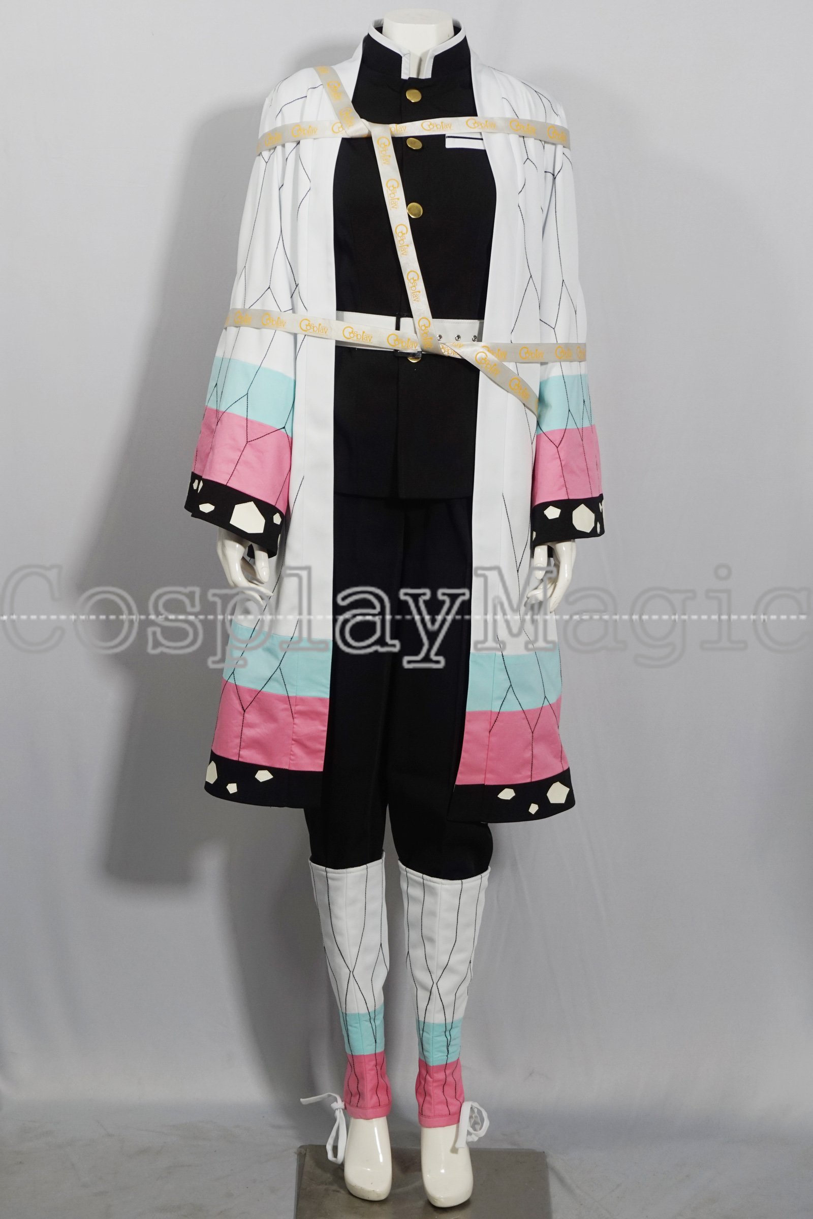 Demon Slayer: Kimetsu no Yaiba Shinobu Kocho Cosplay Costume - Image 2