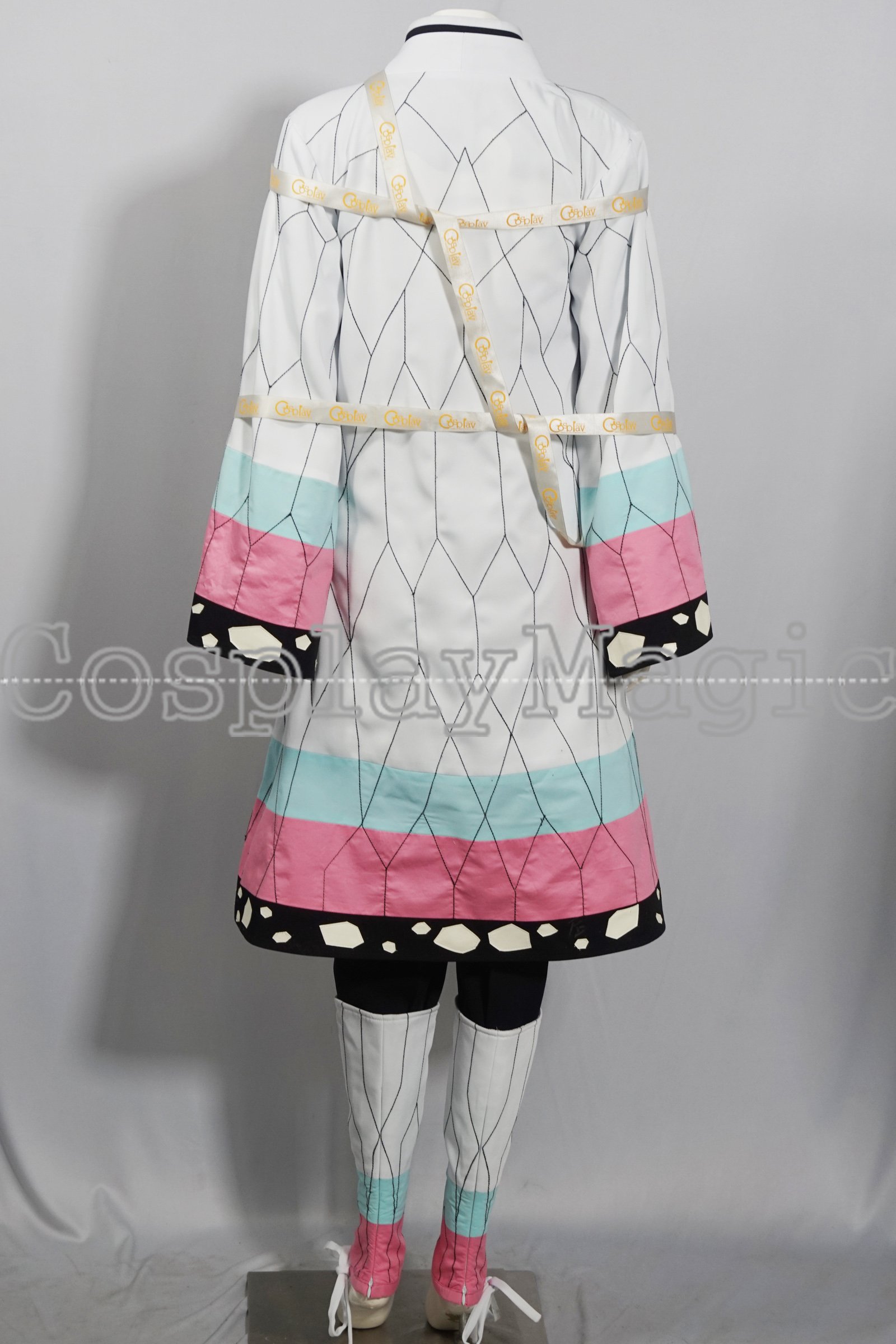 Demon Slayer: Kimetsu no Yaiba Shinobu Kocho Cosplay Costume - Image 3