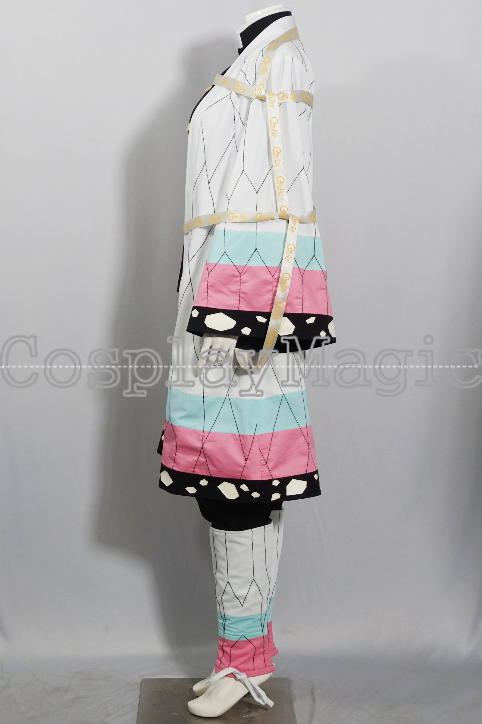 Demon Slayer: Kimetsu no Yaiba Shinobu Kocho Cosplay Costume - Image 6